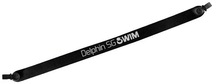 Delphin Plávajúce popruh na okuliare Swim Čierny