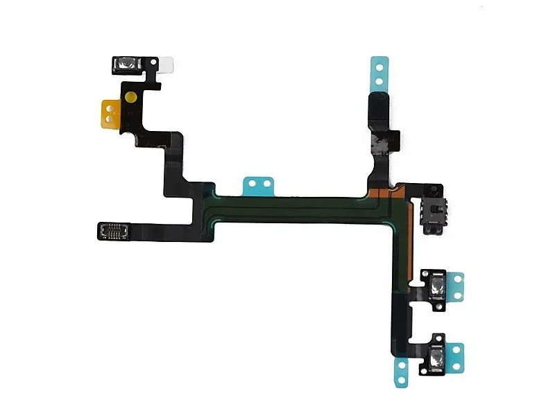 Flex kábel tlačidla zapínania + tlačidla hlasitosti + kovová doštička pre Apple iPhone SE