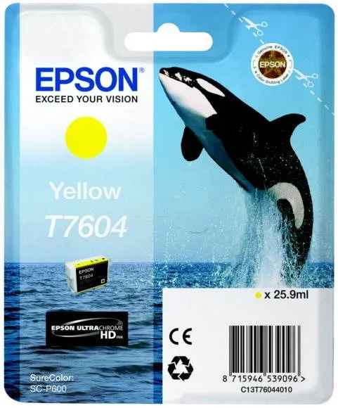 Cartridge Epson T7604 žltá