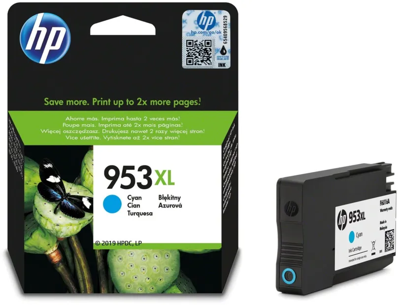 Cartridge HP 953XL č. 1CC21AE, pre tlačiarne HP Officejet Pro 7720, 7730, 7740, 8