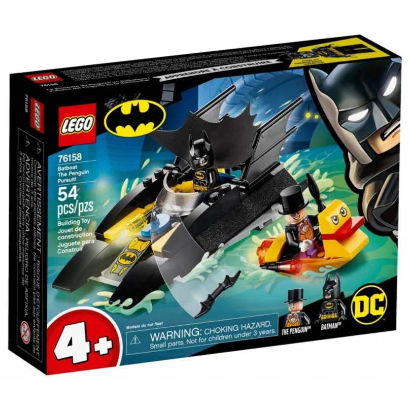 LEGO stavebnice LEGO Super Heroes 76158 Prenasledovanie Tučniaka v Batmanovho lodi
