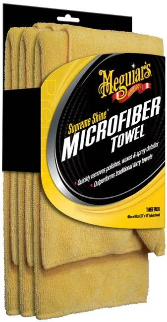 Čistiaca utierka Meguiar's Supreme Shine Microfiber Towel 3 ks