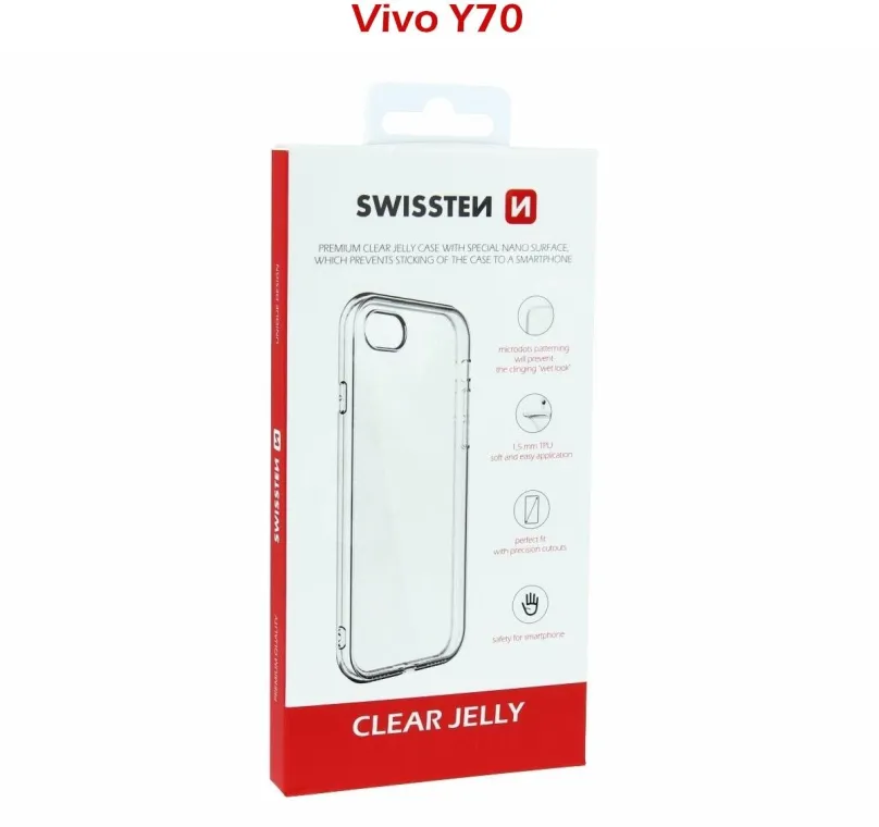 Kryt na mobil Swissten Clear Jelly pre Vivo Y70