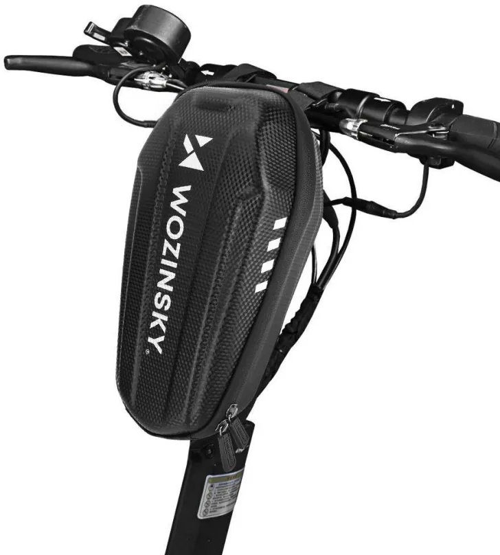 Taška na bicykel MG Handlebar taška na kolobežku 2 l, čierna