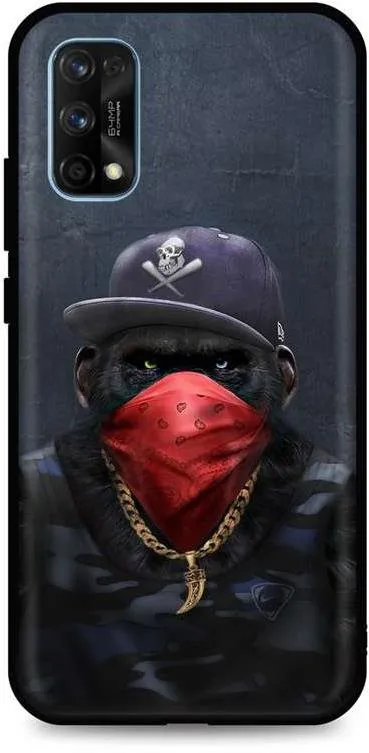 Kryt na mobil TopQ Realme 7 Pre silikón Monkey Gangster 62113