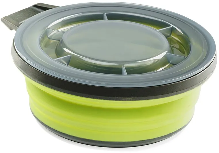 Miska GSI Outdoors Escape Bowl + Ľud 650 ml green, skladacia s vekom, materiál: plast, obj