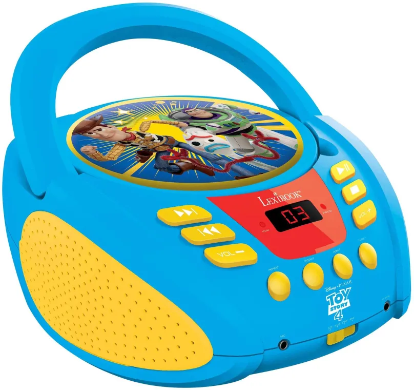 Hudobná hračka Lexibook Prenosný CD prehrávač Disney Toy Story