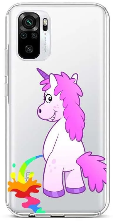 Kryt na mobil TopQ Xiaomi Redmi Note 10 silikón Rude Unicorn 58082
