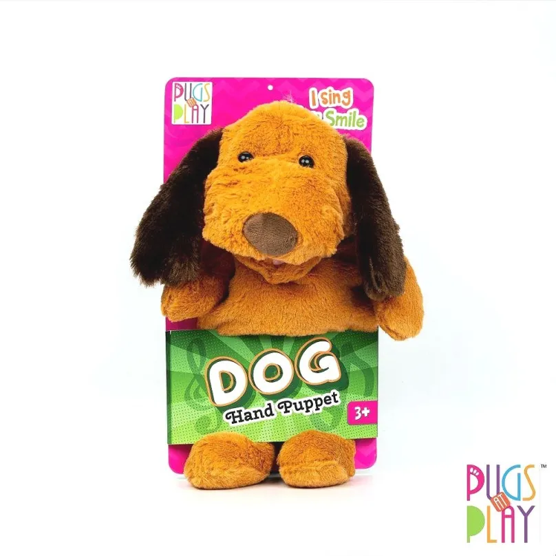 Interaktívna hračka Pugs at Play - Spievajúci maňuška- Psík