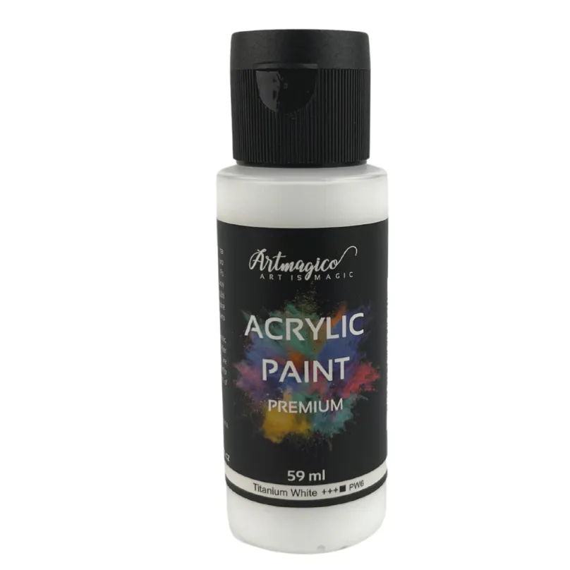 Artmagico - akrylové farby Premium 59 ml Farba: Titanium White