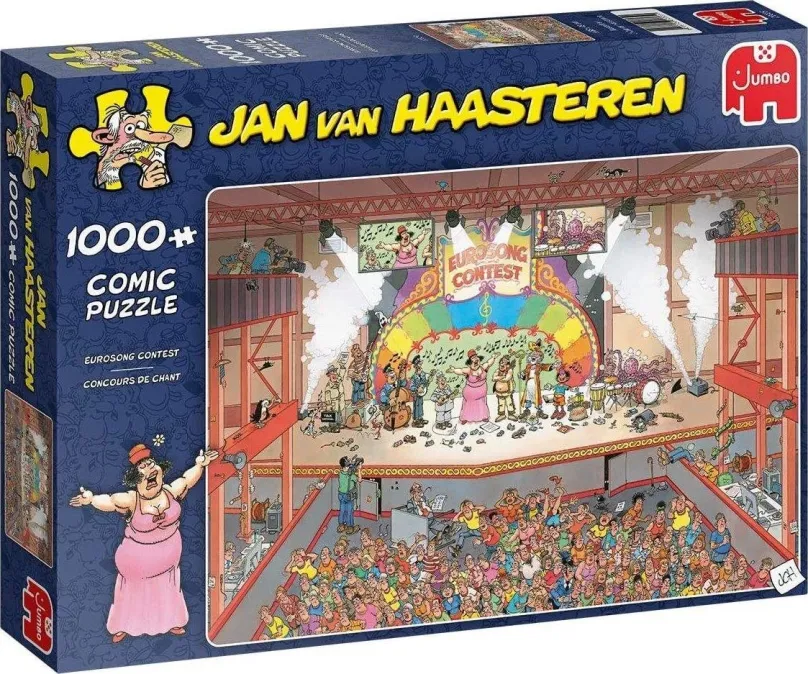 Puzzle Jumbo Puzzle Súťaž Eurosong 1000 dielikov