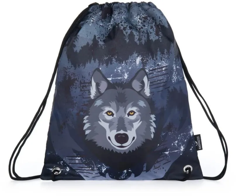 Vak na chrbát BAGMASTER Vrecko PRIM 22 C školské vrecko na prezuvky / telocvik - vlk