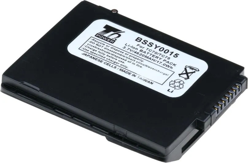 Nabíjacia batéria T6 Power pre čítačku čiarových kódov Motorola BTRY-TC7X-46MA1-01, Li-Ion, 4620 mAh (17 Wh), 3,7 V