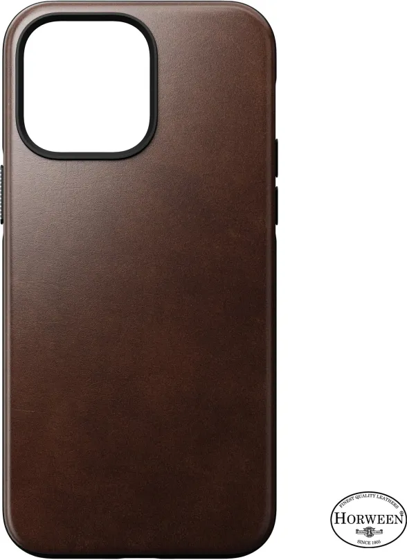 Kryt na mobilný telefón Nomad Modern Leather MagSafe Case Brown iPhone 14 Pro Max