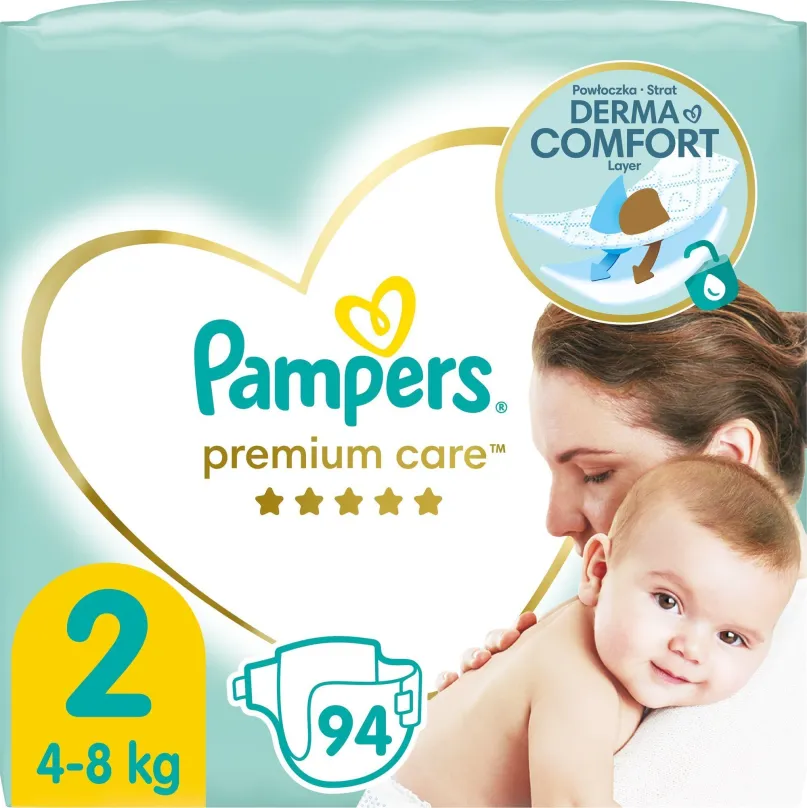 Detské plienky Pampers Premium Care JP veľ. 2 Mini (96 ks)