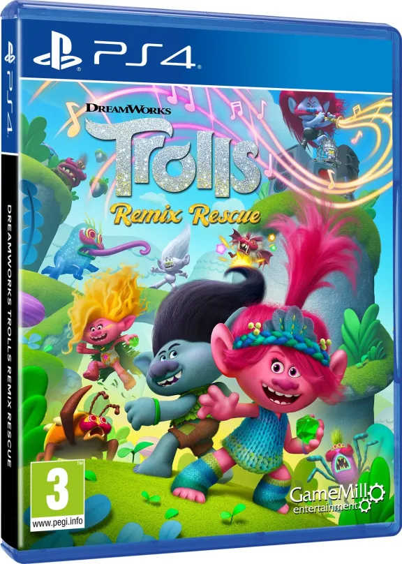 Hra na konzole DreamWorks Trolls Remix Rescue - PS4