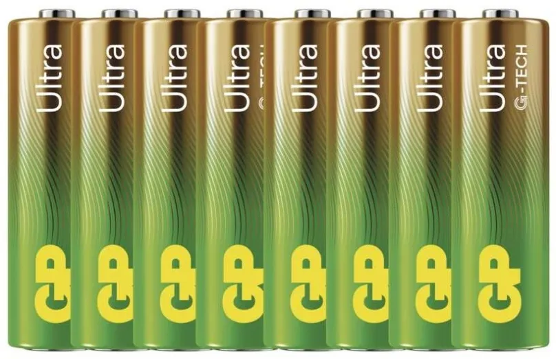 Jednorazová batéria GP Alkalická batéria Ultra AA (LR6), 6+2 ks