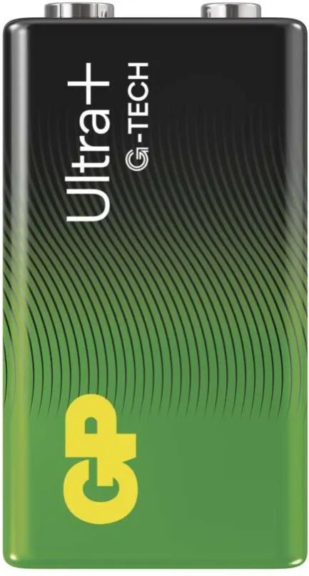 Jednorazová batéria GP Alkalická batéria Ultra Plus 9V (6LF22), 1 ks