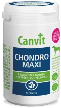 Kĺbová výživa pre psov Canvit Chondro Maxi pre psov ochutené 1000g