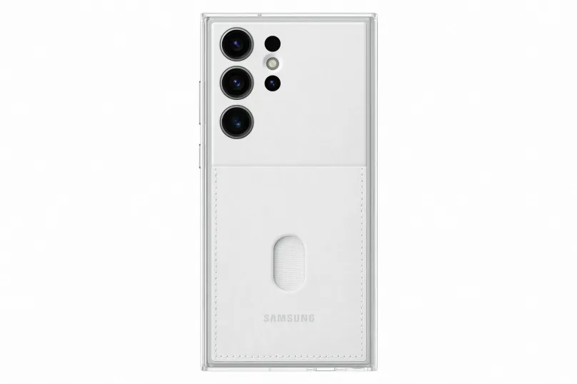 Kryt na mobil Samsung Galaxy S23 Ultra Ochranný kryt Frame biely