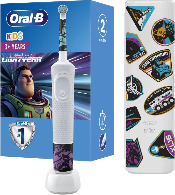 Elektrická zubná kefka Oral-B Kids Lightyear elektrická zubná kefka pre deti