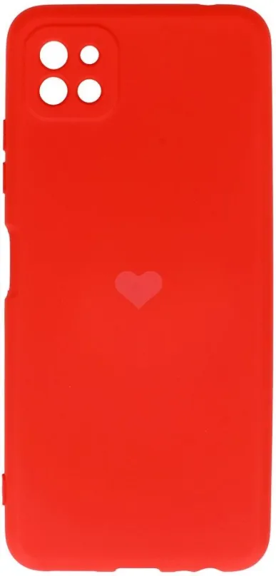 Kryt na mobil Vennus Valentínske puzdro Heart pre Samsung Galaxy A22 5G - červené