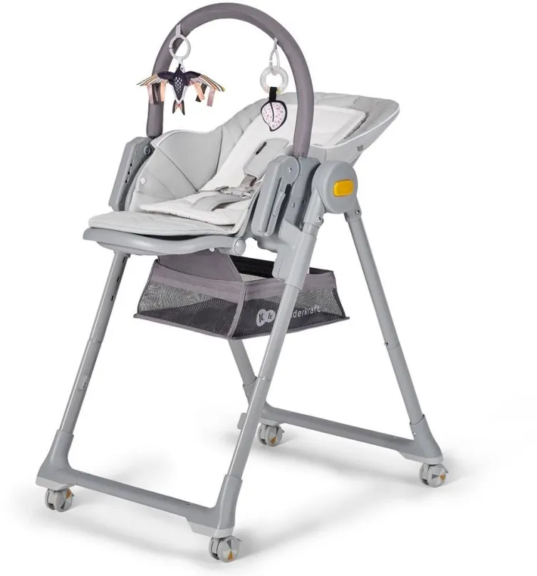 Jedálenská stolička Kinderkraft Lastree Grey