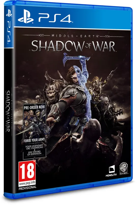 Hra na konzole Middle-earth: Shadow of War - PS4