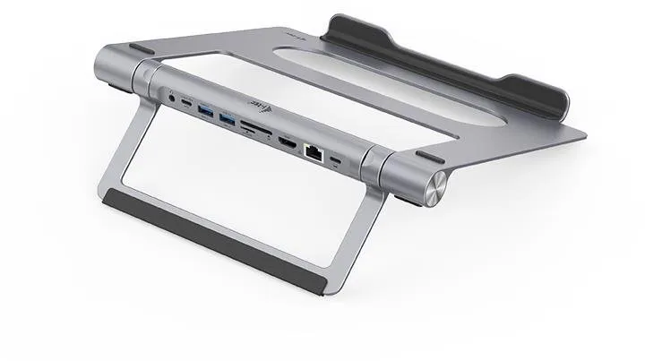 Replikátor portov i-tec Metal Cooling Pad pre notebooky (up-to 15.6”) USB-C Docking Station, PD 100W