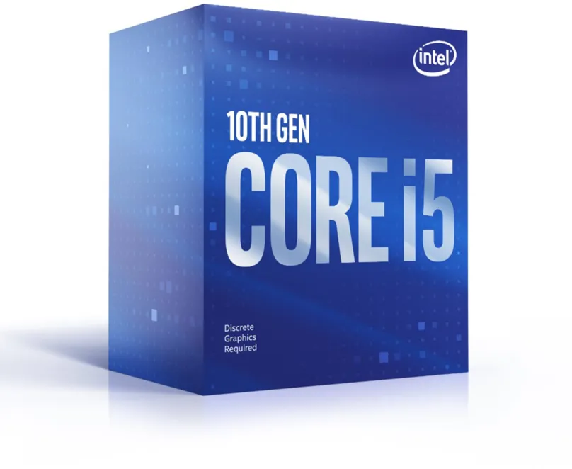 Procesor Intel Core i5-10400F, 6 jadrový, 12 vlákien, 2,9 GHz (TDP 65W), Boost 4,3 GHz, 12