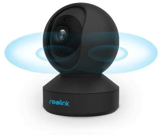 IP kamera Reolink E1 Pro black, vnútorné, detekcia pohybu, PIR senzor, rotácia a bezpečnos