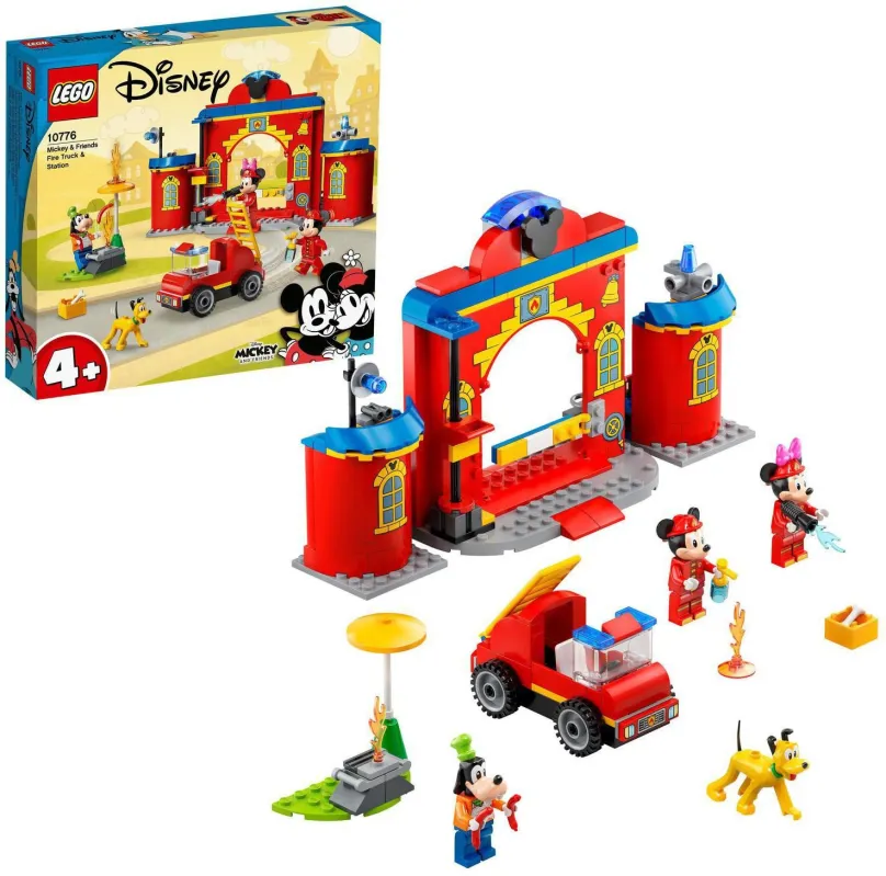 LEGO stavebnica LEGO® | Disney Mickey and Friends 10776 Hasičská stanica a auto Mickeyho a priateľov
