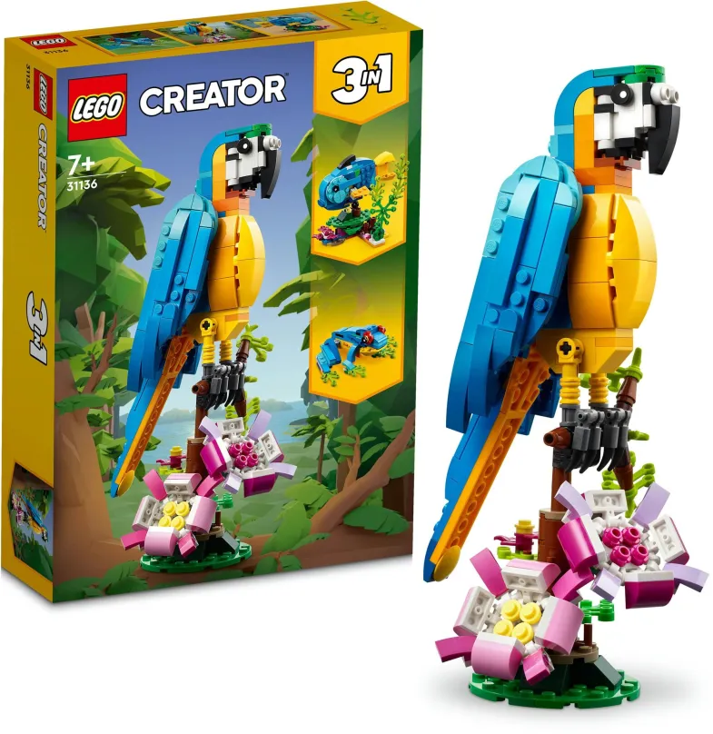 LEGO stavebnica LEGO® Creator 3 v 1 31136 Exotický papagáj