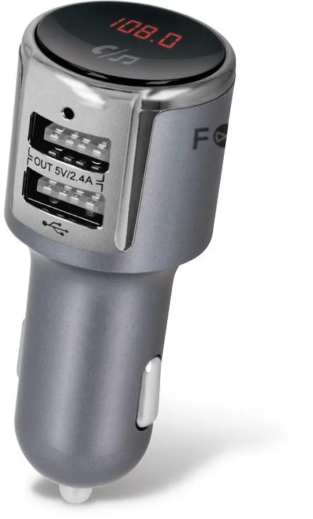 FM Transmitter Forever TR-340, do auta s USB, Bluetooth, AUX, mikrofón a displej, handsfre
