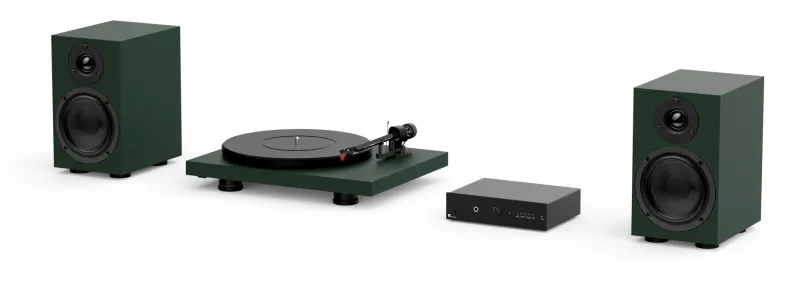 Pro-Ject Colourful Audio System - All-in-one Hi-Fi systém s gramofónom - Satin Green