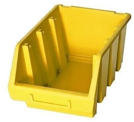 Box na náradie Patrol Plastový box Ergobox 3 12,6 x 24 x 17 cm, žltý