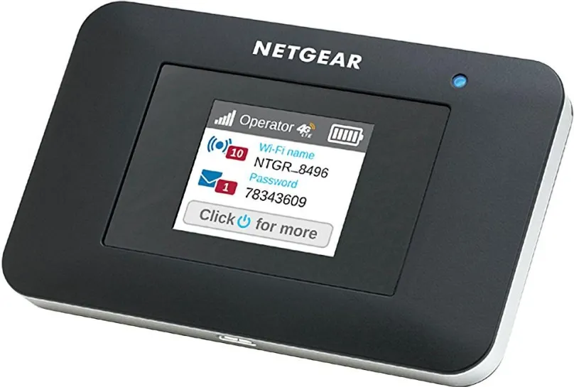 LTE WiFi modem Netgear AC797-100EUS, , ( štandardy: 802,11b (2,4GHz), 802,11g (2,4GHz), 80