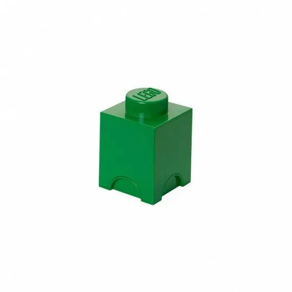 Úložný box LEGO úložný box 125 x 127 x 180 mm - tmavě- zelený