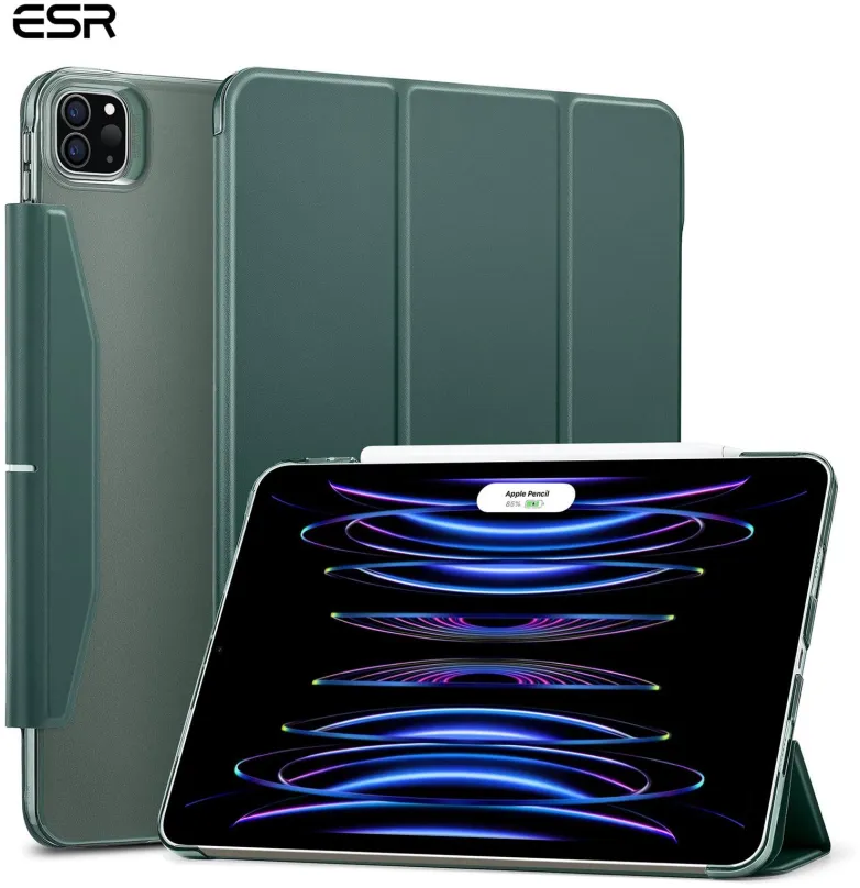 Púzdro na tablet ESR Ascend Trifold Case Forest Green iPad Pro 11" (2022/2021)