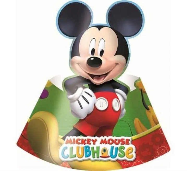 Doplnok ku kostýmu Klobúčiky myšák mickey mouse - 6 ks