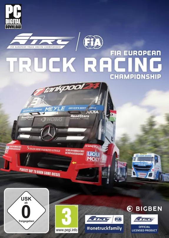 Hra na PC FIA European Truck Racing Championship (PC) Steam DIGITAL