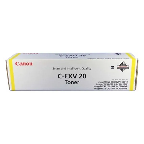 Canon originálny toner CEXV20, yellow, 35000str., 0439B002, Canon iP-C7000VP, O