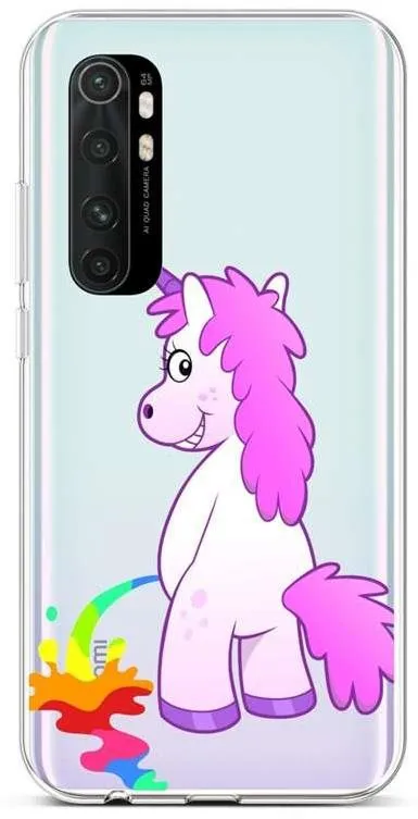 Kryt na mobil TopQ Xiaomi Mi Note 10 Lite silikón Rude Unicorn 57839