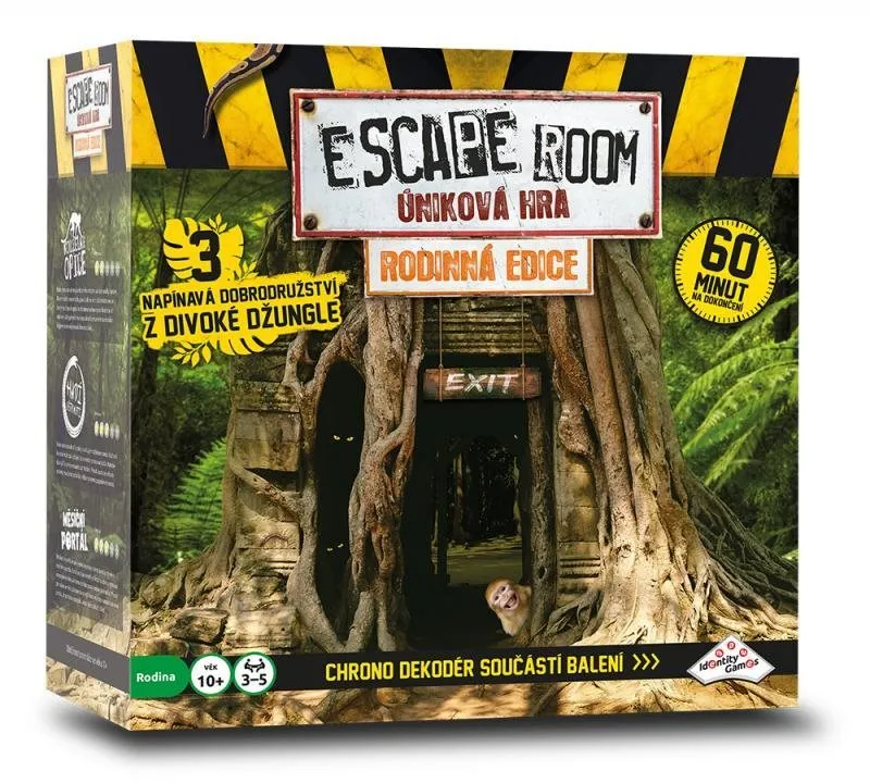 Párty hra ESCAPE ROOM: úniková hra Rodinná edícia - 3 scenáre