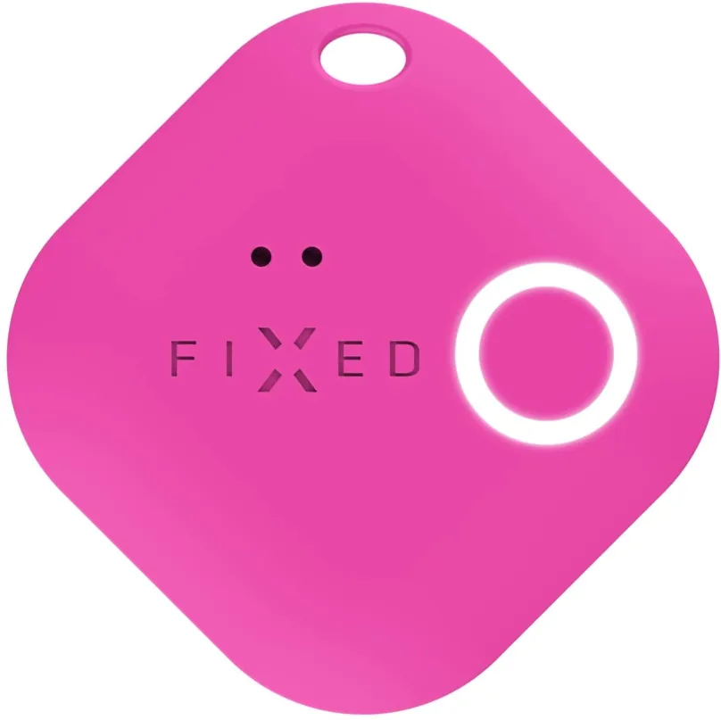 Bluetooth lokalizačné čip FIXED Smile s motion senzorom, ružový
