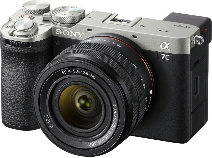 Digitálny fotoaparát Sony Alpha A7C II + FE 28-60mm f/4-5.6 strieborný