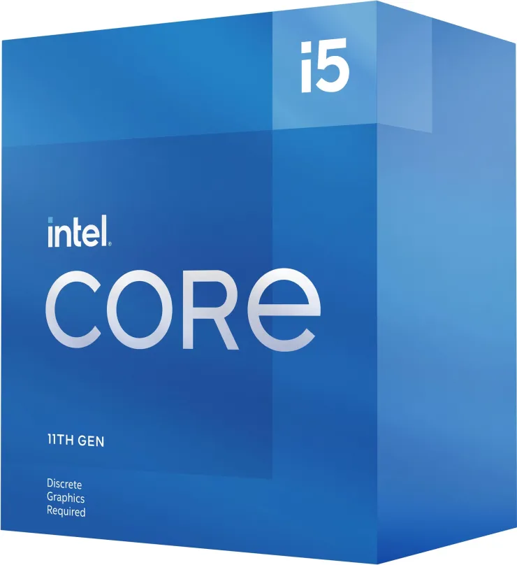 Procesor Intel Core i5-11400F, 6 jadrový, 12 vlákien, 2,6 GHz (TDP 65W), Boost 4,4 GHz, 12