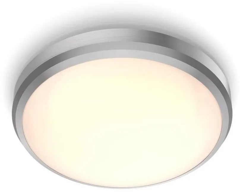 Philips Doris CL257 LED kúpeľňové stropné svietidlo 1x17W | 1500lm | 2700K | IP44 - ochrana EyeComfort, nikel