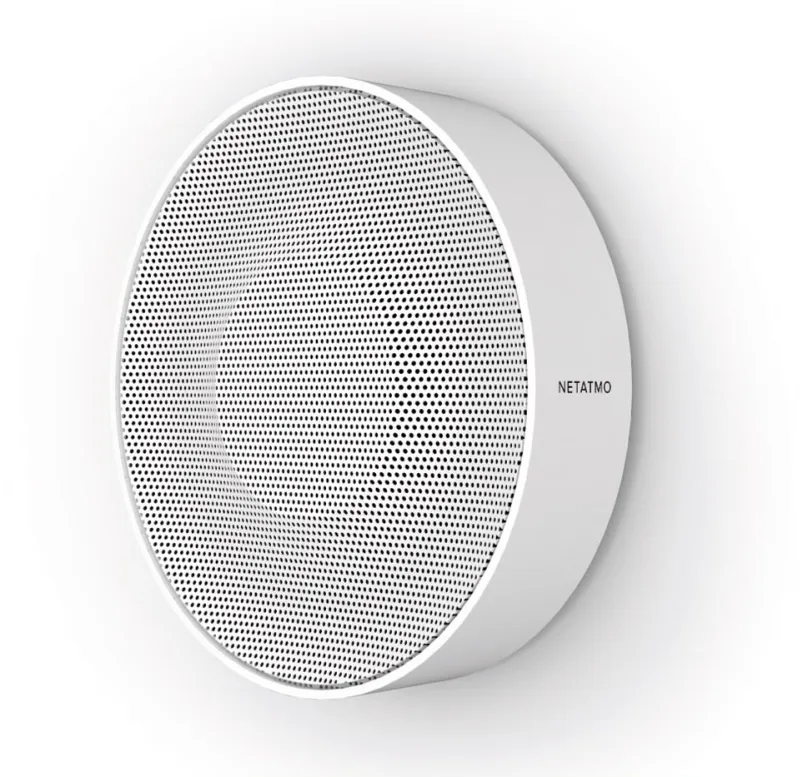 Siréna Netatmo Smart Indoor Siren, 110dB, aplikácia na iOS/Android, inteligentná spoluprác