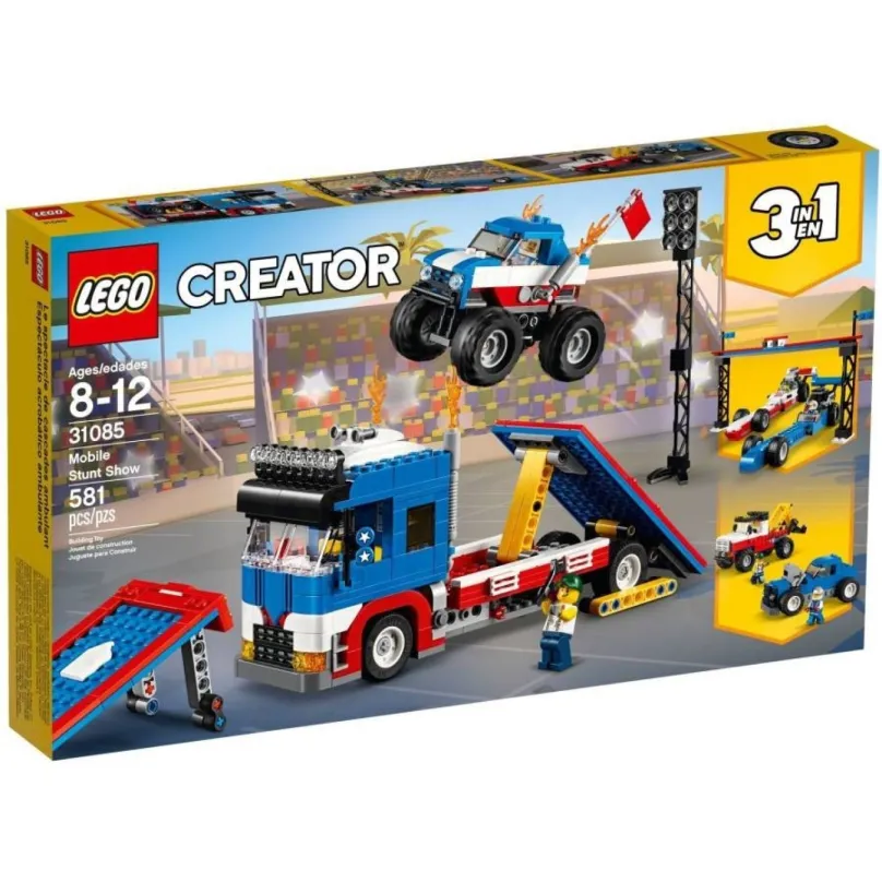 LEGO® CREATOR 31085 Mobilné kaskadérske predstavenie